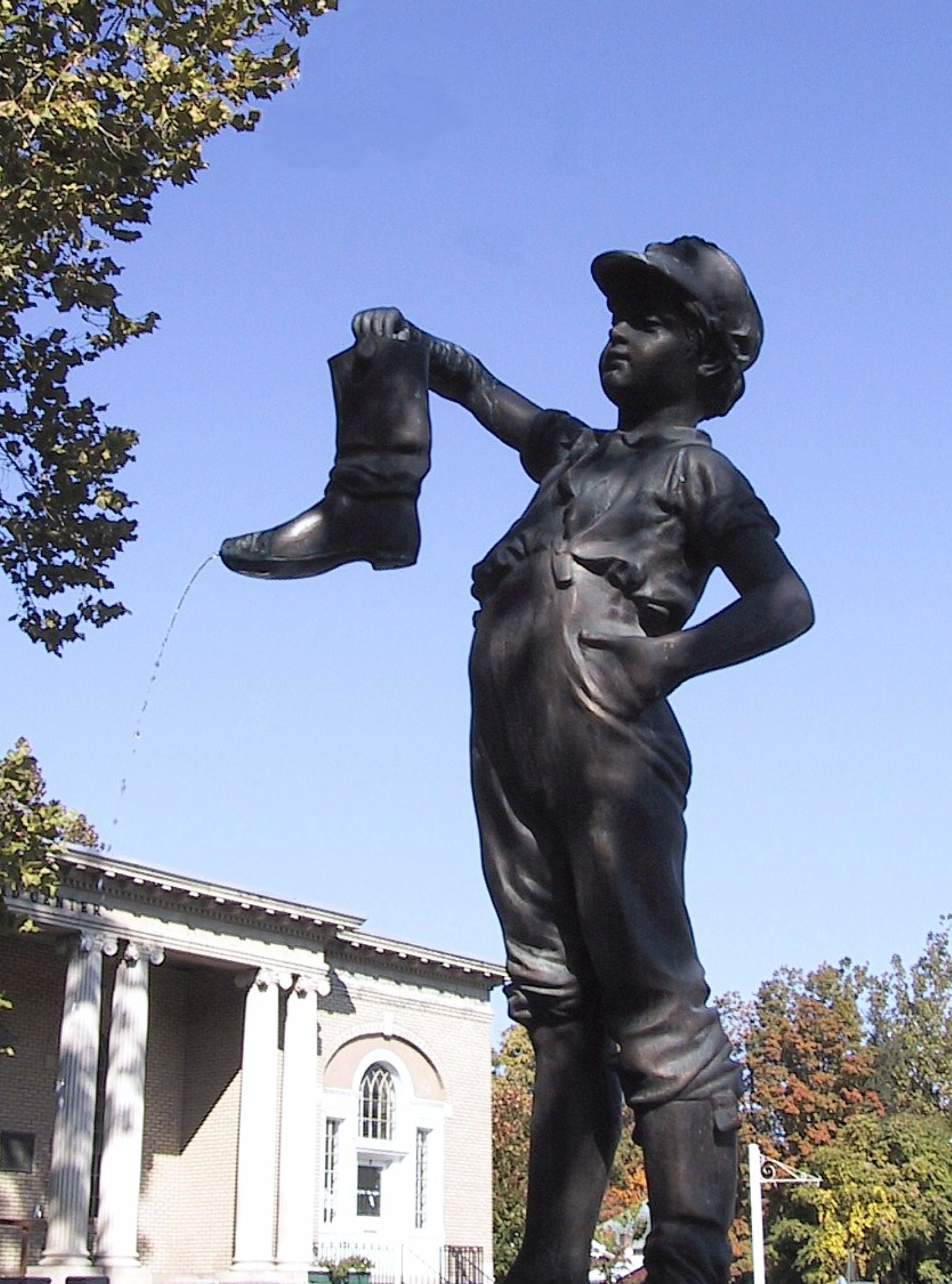 Boy with Boot